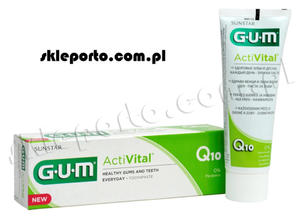 GUM ActiVital 75 ml pasta antybakteryjna koenzym Q10 + owoc granatu - 2851020989