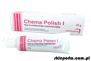 Chema Polish 1 - pasta do oczyszczania koron i szyjek zbw, szczoteczkami maszynowymi lub gadzikami - 2855534364