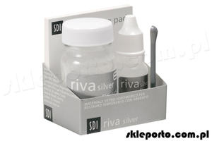 Riva silver 32 g proszek + 8,9 ml pyn - glasjonomer do mieszania rcznego - 2861554881