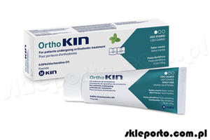 Kin pasta ortodontyczna OrthoKin 75 ml mitowa - higiena ortodontyczna - 2861554952