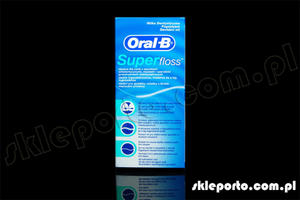 Oral-b Super Floss ni ( 50 sztuk ) - nitka ortodontyczna implanty mosty - 2861554963