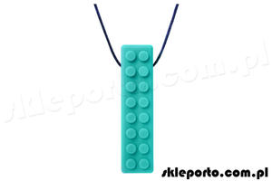 ARK Brick Stick gryzak logopedyczny naszyjnik w ksztacie klocka lego - mikki ARK's Brick Stickreg; Textured Chew Necklace - 2861555006