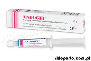 Endogel 5,5 g preparat do chemicznego opracowania kanaw korzeniowych - 2878860182