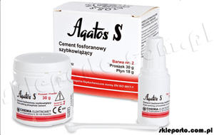 Agatos S cement fosforanowy szybkowicy - Chema stomatologia i endodoncja - 2833268642