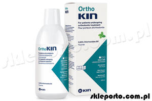 Kin OrthoKin 500 ml pyn ortodontyczny mitowy - higiena ortodontyczna - 2833269069