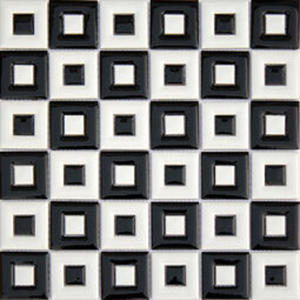 Flash Black&White Mozaika Ceramiczna 30x30 (Mc-04) - LICENCJONOWANY PARTNER CERAMSTIC - 2833299261