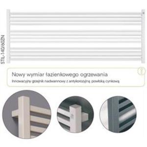 Stick Level Stil-100/60zn Grzejnik azienkowy 555/1000 Kolor Biay (Trendy) - 2833290184