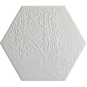 Milano White Hexagonal Gres 22x25 - 2878857288