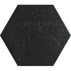 Milano Black Hexagonal Gres 22x25 - 2865462542