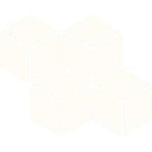 Bianco Romb Hexagon Uniwersalna Mozaika Gres 20,4x23,8 - 2861401604