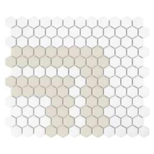 Mini Hexagon Stripe 2.2.C Matt Mozaika 26x30 - 2875217268