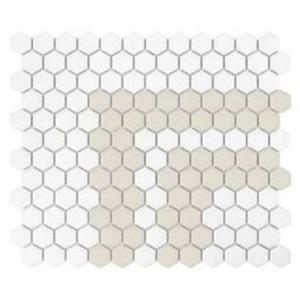 Mini Hexagon Stripe 2.3.C Matt Mozaika 26x30 - 2875217269