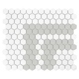 Mini Hexagon Stripe 2.3.A Matt Mozaika 26x30 - 2875217273