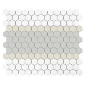 Mini Hexagon Stripe 3.C Matt Mozaika 26x30 - 2875217274