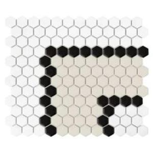 Mini Hexagon Stripe 3.3.B Matt Mozaika 26x30 - 2875217279