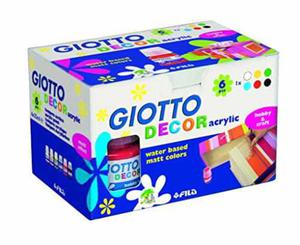 Farby akrylowe Giotto Decor - 6x25ml - 2857028834