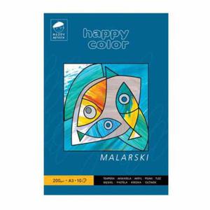 Blok malarski Happy Color - 200g, 10ark, A3 - 2857028840