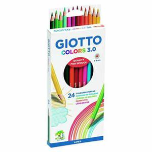 Kredki oówkowe GIOTTO Colors 3.0 - 24 kolory