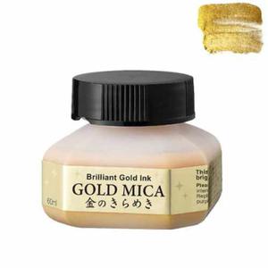 Tusz do kaligrafii Kuretake 60ml - GOLD MICA - 2873931395