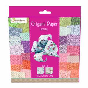 Zestaw papierw origami Avenue Mandarine 20x20cm - zestaw Liberty - 2876915301