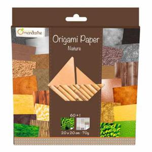 Zestaw papierów origami Avenue Mandarine 20x20cm - zestaw Nature