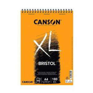Blok szkicowy Canson XL Bristol - 180g, 50ark, A4, na spirali - 2860078817
