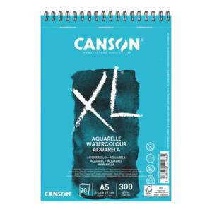 Blok do akwareli Canson XL Aquarelle - 300g, 20ark, A5, na spirali - 2860078821