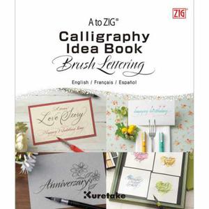 Blok do nauki kaligrafii KURETAKE Calligraphy Idea Book Brush Lettering - 2860078846