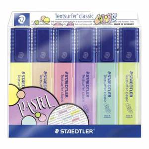 Zestaw zakrelaczy Staedtler Textsurfer pastel I - 6 kol. - 2876786444