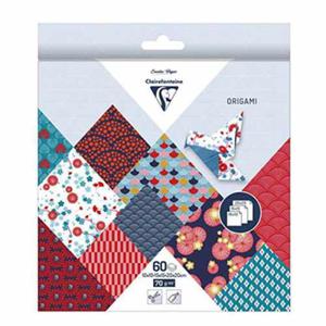 Zestaw papierw origami Clairefontaine 3 rozmiary - Hanayo - 2876220378