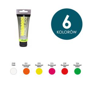 Farby akrylowe Maimeri ACRILICO FLUO fluorescencyjne wiecce 75ml - rne kolory - 2860079438