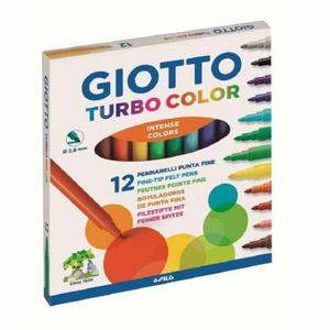 Flamastry Giotto Turbo Color - zestaw 12 szt. - 2860079502