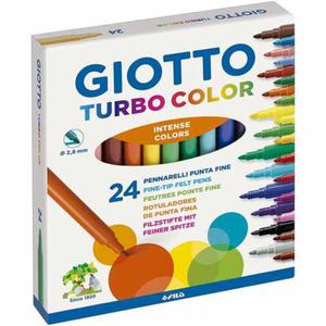 Flamastry Giotto Turbo Color - zestaw 24 szt. - 2860079503