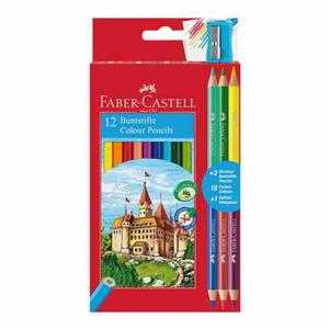 Kredki owkowe ECO FABER-CASTELL Zamek - 12+ 6 kolorw gratis + temperwka - 2875830050