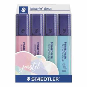 Zestaw zakrelaczy Staedtler Textsurfer pastel - 4 kol. - 2876786447