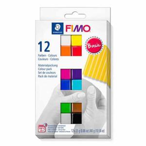 Zestaw modeliny Fimo Soft BASIC - 12x25g - 2860080011