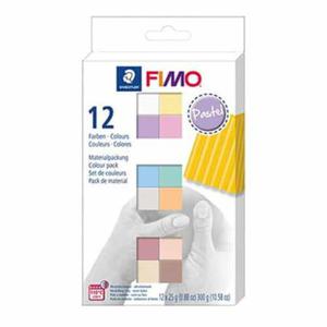 Zestaw modeliny Fimo Soft PASTEL - 12x25g - 2860080061