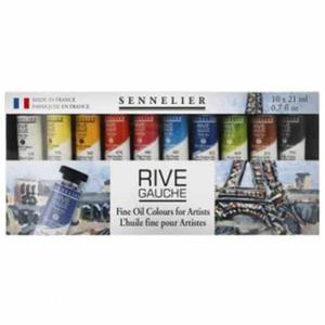 Zestaw farba olejnych Rive Gauche Fine Oil Sennelier 10x21ml - 2870085183