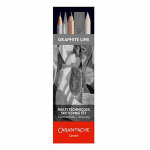 Zestaw artystyczny do szkicowania Caran d'Ache Multi-Tech Graphite Line - 11 elementw - 2860080485