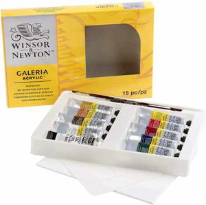 Zestaw farb akrylowych Winsor & Newton Galeria Acrylic Painting Set + akcesoria - 2860080536