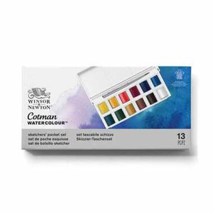 Farby akwarelowe Winsor&Newton Cotman Sketchers Pocket Box - 12kol. - 2860080537