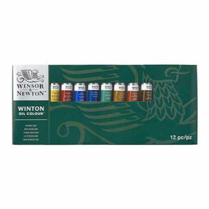 Zestaw farb olejnych Winsor&Newton Winton Oil Colour Studio Set 8 x 21ml + akcesoria - 2860080550