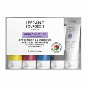 Farby gwasze Gouache tude Lefranc & Bourgeois - 5x80ml - 2860080552