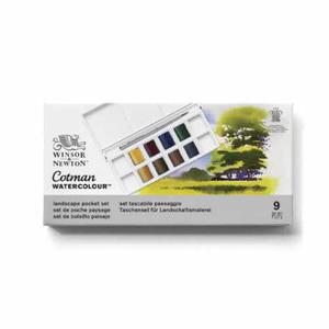 Farby akwarelowe Winsor&Newton Cotman - 8 kol. Landscape - 2862736231