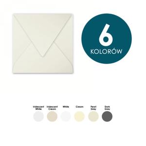 Koperta Clairefontaine Pollen kwadratowa 165x165mm - rne kolory - 2875036467