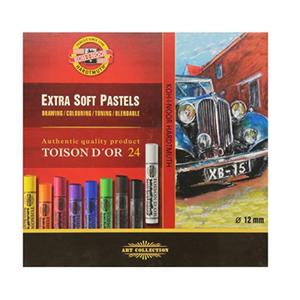 Pastele suche EXTRA SOFT Koh-i-noor Toison D'or 8554 - 24 kolory - 2867864015