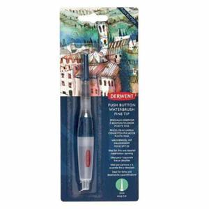 Pdzel pusty na wod Derwent Push Button Waterbrush - Fine - 2877158711