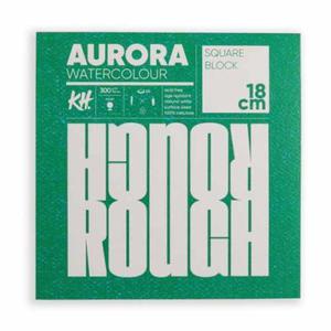 Blok do akwareli AURORA Rough (gruboziarnisty) 300g, 20ark. 18x18 cm klejony - 2868765571