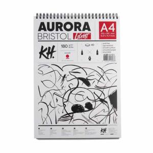 Blok AURORA Bristol Light 180g, 40 ark. A4 na spirali - 2868765575