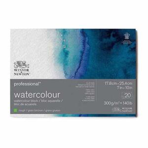 Blok do akwareli Winsor & Newton Professional rough (gruboziarnisty) 300g, 20ark. 17,8x25,4cm - 2874563513